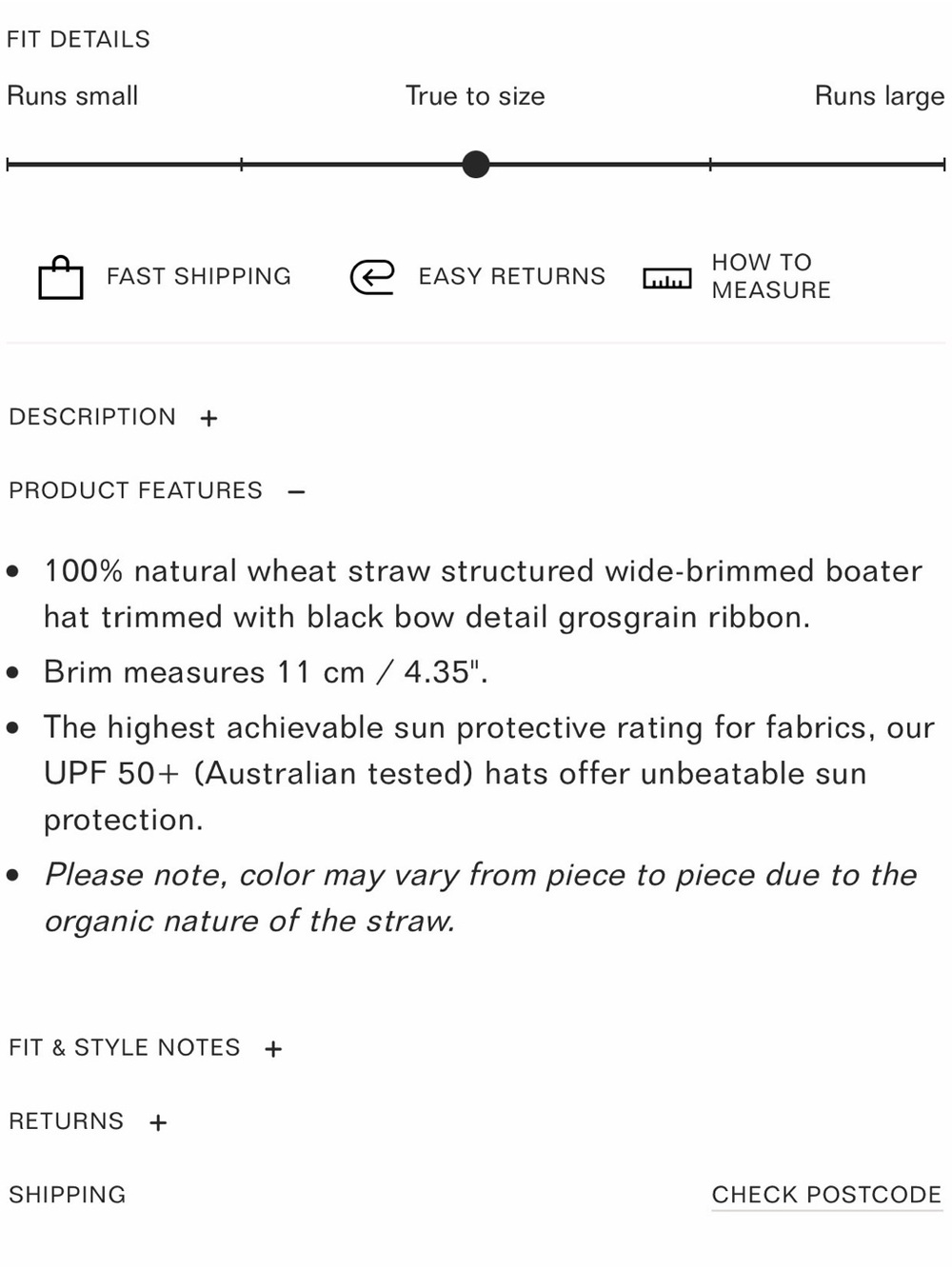 New with tags ✨ Lack of Color - The Spencer Wide Brim Boater - Picture 5 of 7